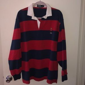 VINTAGE RALPH LAUREN POLO BEAR RUGBY